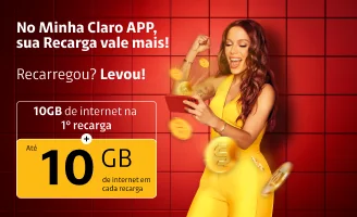 Promoção do Minha Claro App com até 10GB de internet